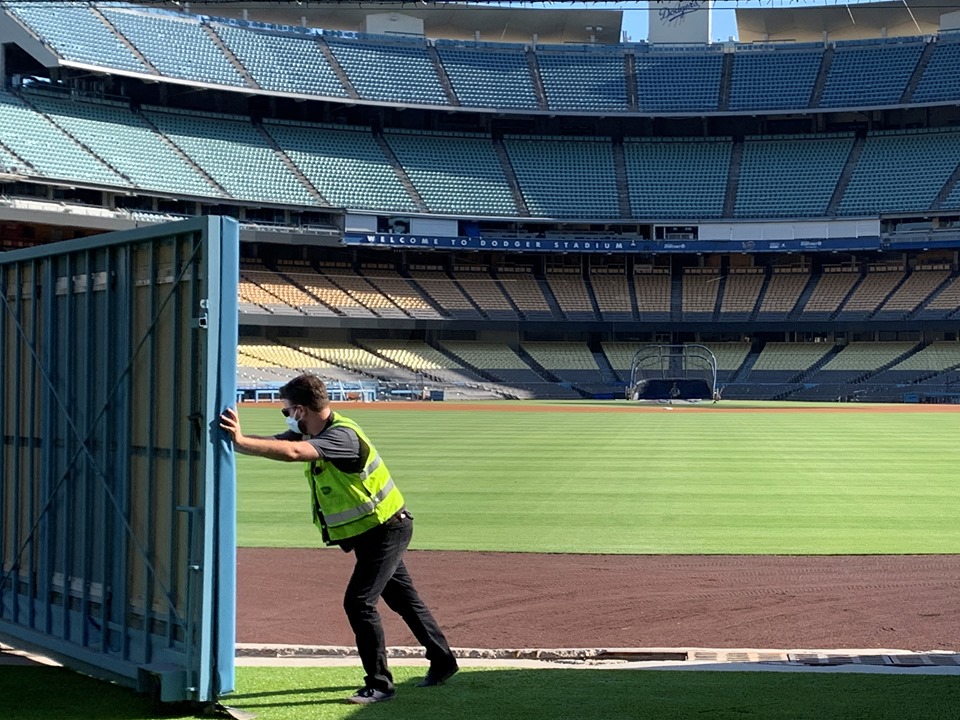 Dodger Stadium s Centerfield Renovations New Front Door Toured